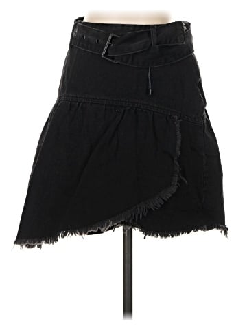 Zara Basic Denim Skirt (view 1)