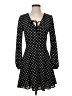 Sugar Lips 100% Polyester Polka Dots Black Casual Dress Size S - photo 1