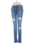 Almost Famous Hearts Blue Jeans Size 5 - photo 1