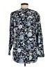 Old Navy Paisley Blue Long Sleeve Blouse Size M - photo 2