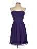 Bill Levkoff 100% Polyester Solid Purple Cocktail Dress Size 4 - photo 1