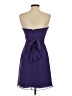 Bill Levkoff 100% Polyester Solid Purple Cocktail Dress Size 4 - photo 2