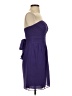 Bill Levkoff 100% Polyester Solid Purple Cocktail Dress Size 4 - photo 4
