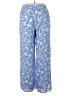 Francesca's 100% Rayon Paisley Blue Casual Pants Size L - photo 2