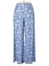 Francesca's 100% Rayon Paisley Blue Casual Pants Size L - photo 1