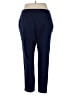 Purejill Solid Blue Casual Pants Size XL - photo 2