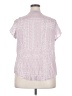 Como Vintage Pink Short Sleeve Blouse Size 2X - photo 2