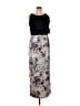 SLNY 100% Polyester Graphic Gray Casual Dress Size 14 - photo 1