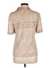 Rodier Print Tan Short Sleeve Blouse Size M (estimated) - photo 2