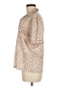 Rodier Print Tan Short Sleeve Blouse Size M (estimated) - photo 5