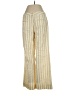 Express Design Studio 100% Cotton Stripes Gold Casual Pants Size 2 - photo 2
