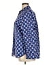 Talbots 100% Cotton Print Blue Long Sleeve Button-Down Shirt Size XL - photo 5
