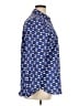 Talbots 100% Cotton Print Blue Long Sleeve Button-Down Shirt Size XL - photo 4