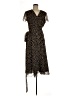 Talbots Animal Print Brown Cocktail Dress Size 8 - photo 1
