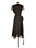 Talbots Animal Print Brown Cocktail Dress Size 8 - photo 2
