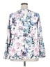 Torrid 100% Polyester White Long Sleeve Blouse Size 2X Plus (2) - photo 2
