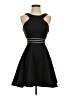 Unbranded Solid Black Cocktail Dress Size S (estimated) - photo 1