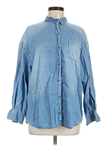Old Navy Long Sleeve Button-Down Shirt (view 1)