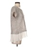 INC International Concepts 100% Polyester Silver Cardigan Size S - photo 4