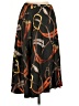 Carlisle 100% Silk Graphic Black Silk Skirt Size 6 - photo 1