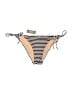 J.Crew Stripes Tan Swimsuit Bottoms Size XS - photo 1