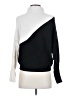 T Tahari Color Block Black Turtleneck Sweater Size S - photo 2