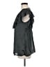 Adiva 100% Polyester Gray Short Sleeve Blouse Size M - photo 5