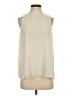 Ann Taylor LOFT 100% Polyester Ivory Sleeveless Blouse Size S - photo 1