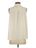 Ann Taylor LOFT 100% Polyester Ivory Sleeveless Blouse Size S - photo 2