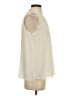 Ann Taylor LOFT 100% Polyester Ivory Sleeveless Blouse Size S - photo 4