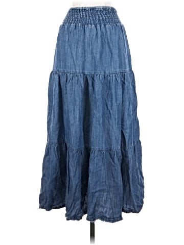 Velvet Heart Denim Skirt (view 2)