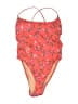 J.Crew Floral Orange One Piece Swimsuit Size 4 - photo 1