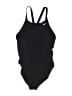 Nike Solid Black One Piece Swimsuit Size 12 - photo 2