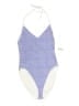 Old Navy Print Blue One Piece Swimsuit Size L - photo 1