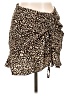 Shein Animal Print Brown Casual Skirt Size L - photo 1