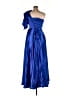 Unbranded 100% Polyester Blue Cocktail Dress Size 14 - photo 2