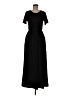 Unbranded Solid Black Casual Dress Size M - photo 1