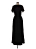 Unbranded Solid Black Casual Dress Size M - photo 2