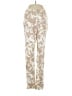 Marla Wynne Print Ivory Casual Pants Size 4 - photo 1