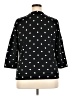 Talbots Outlet 100% Cotton Polka Dots Black 3/4 Sleeve Blouse Size 2X - photo 2