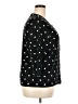Talbots Outlet 100% Cotton Polka Dots Black 3/4 Sleeve Blouse Size 2X - photo 4