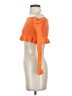 Shein Orange Long Sleeve Top Size 4 - photo 5