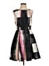 Ali Ro 100% Polyester Graphic Black Cocktail Dress Size 4 - photo 1