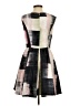 Ali Ro 100% Polyester Graphic Black Cocktail Dress Size 4 - photo 2