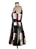 Ali Ro 100% Polyester Graphic Black Cocktail Dress Size 4 - photo 5