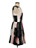 Ali Ro 100% Polyester Graphic Black Cocktail Dress Size 4 - photo 4