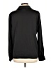 Halogen 100% Polyester Black Long Sleeve Blouse Size L - photo 2
