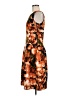 En Focus Studio Print Orange Cocktail Dress Size 8 - photo 5