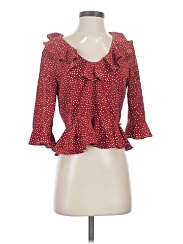Topshop 3/4 Sleeve Blouse (view 1)