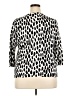 Talbots Animal Print Ivory Cardigan Size 2X - photo 2